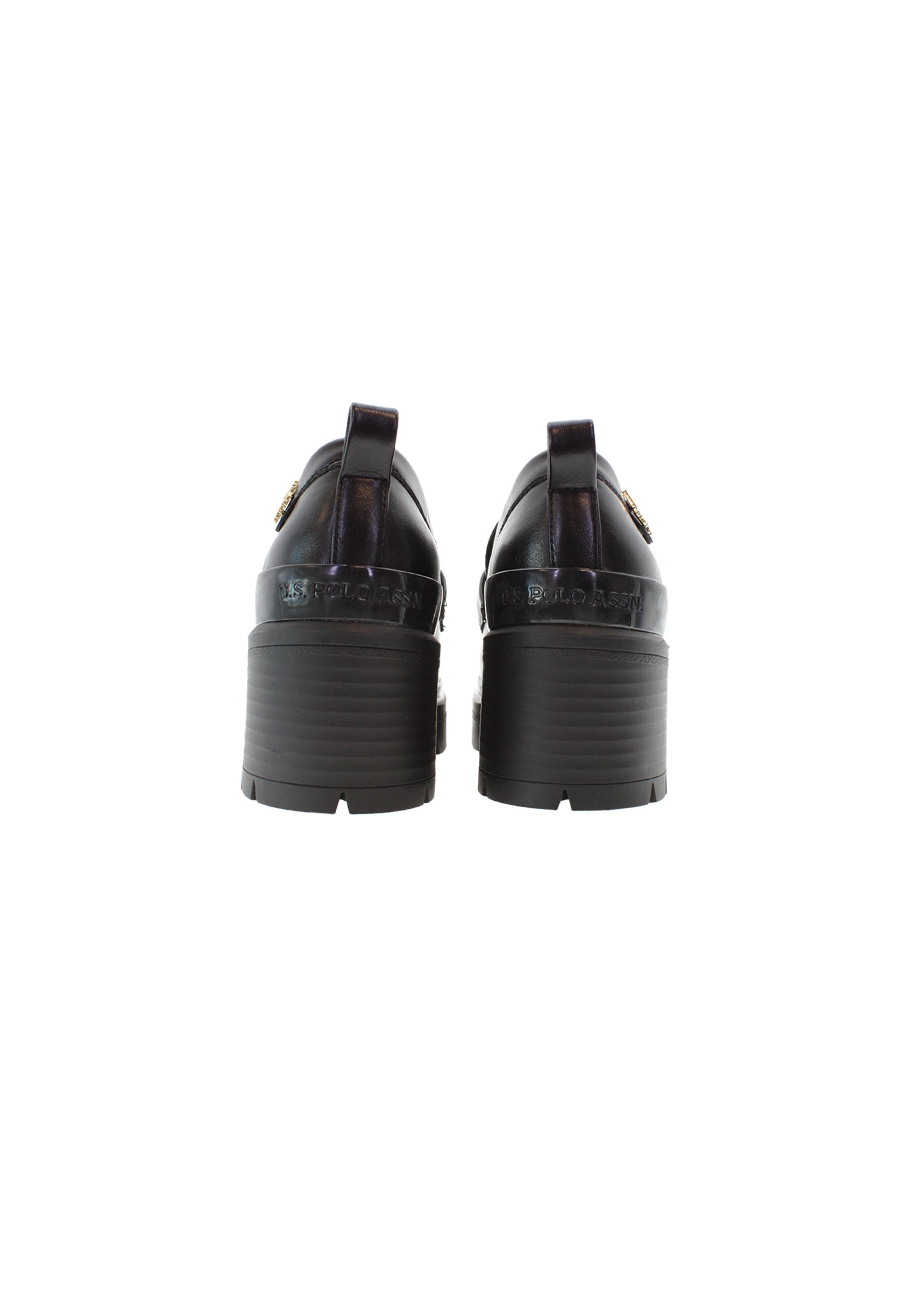 U.S. POLO ASSN. Mocassins in Zwart