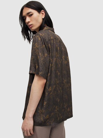 AllSaints Comfort fit Button Up Shirt 'CAIMAN' in Black