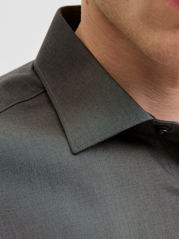 JACK & JONES Slim fit Koszula 'JPRBLAParker' w kolorze szary