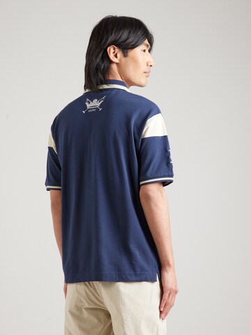 La Martina - Camiseta en azul: atrás