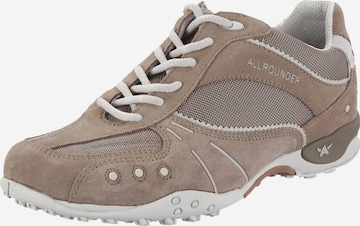 MEPHISTO Athletic Lace-Up Shoes in Beige: front