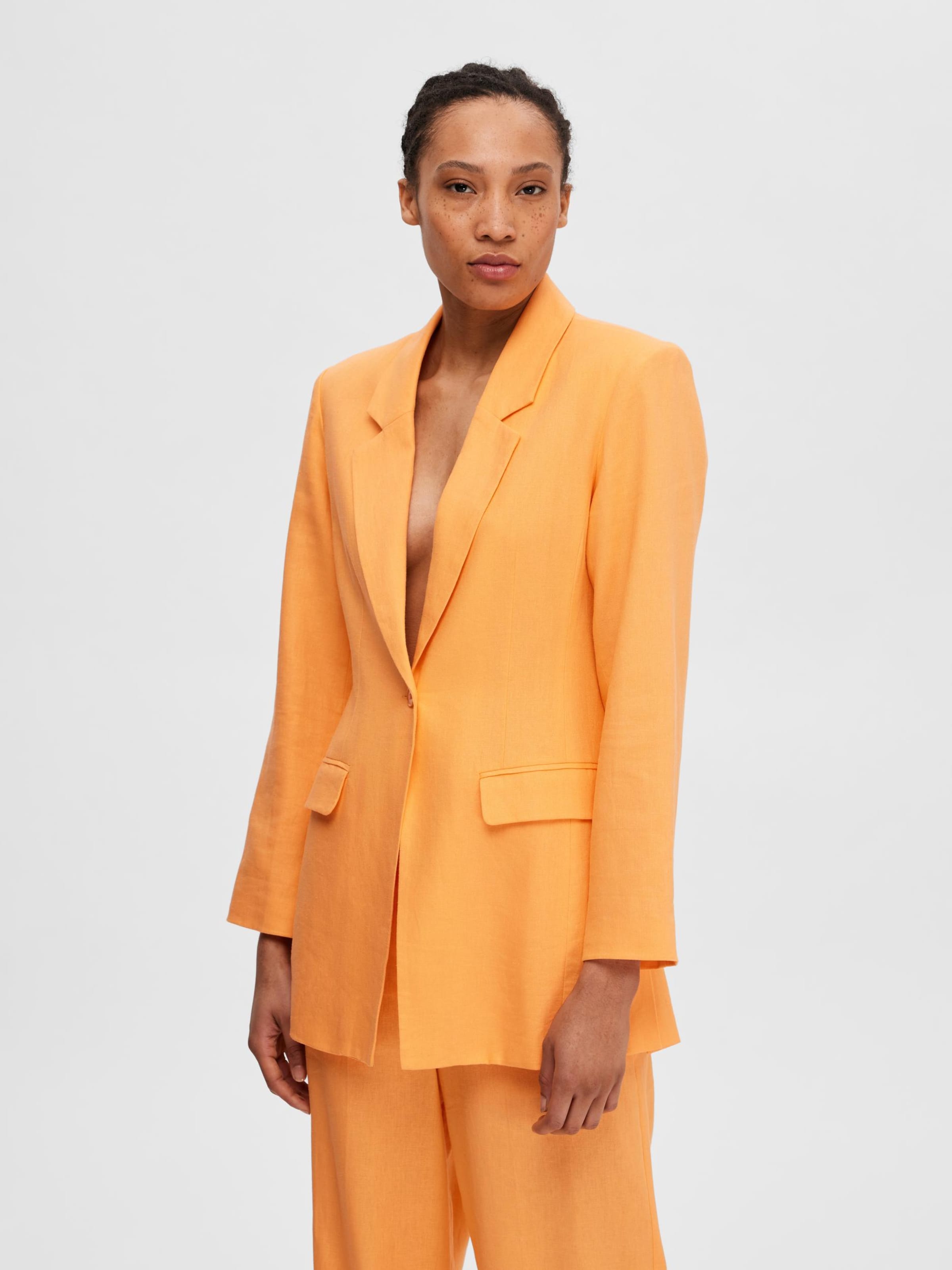 SELECTED FEMME Blazer Tania in Light Orange ABOUT YOU