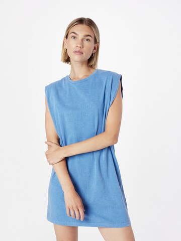 Robe Nasty Gal en bleu : devant