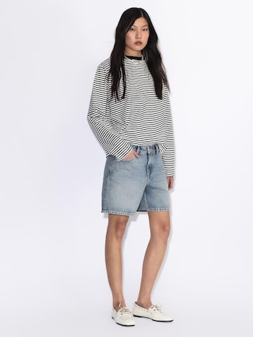 Dr. Denim Loosefit Jeans 'Hill Shorts'‌‌‌‌ in Blau