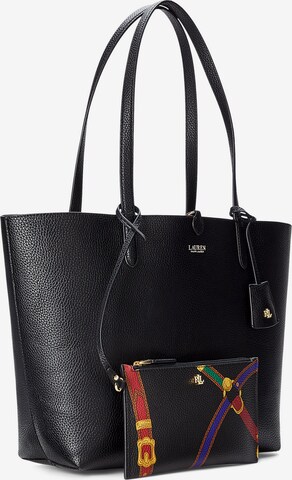 Shopper di Lauren Ralph Lauren in nero: frontale