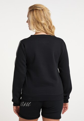 Bruno Banani Sweatshirt 'Hayes' in Schwarz