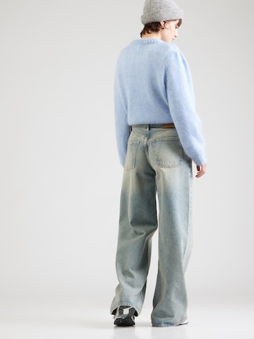 ARMEDANGELSWide Leg/ Široke nogavice Traperice 'ASTRAEAAS' - plava boja