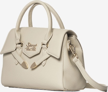 Secret Pon Pon Handbag in White: front