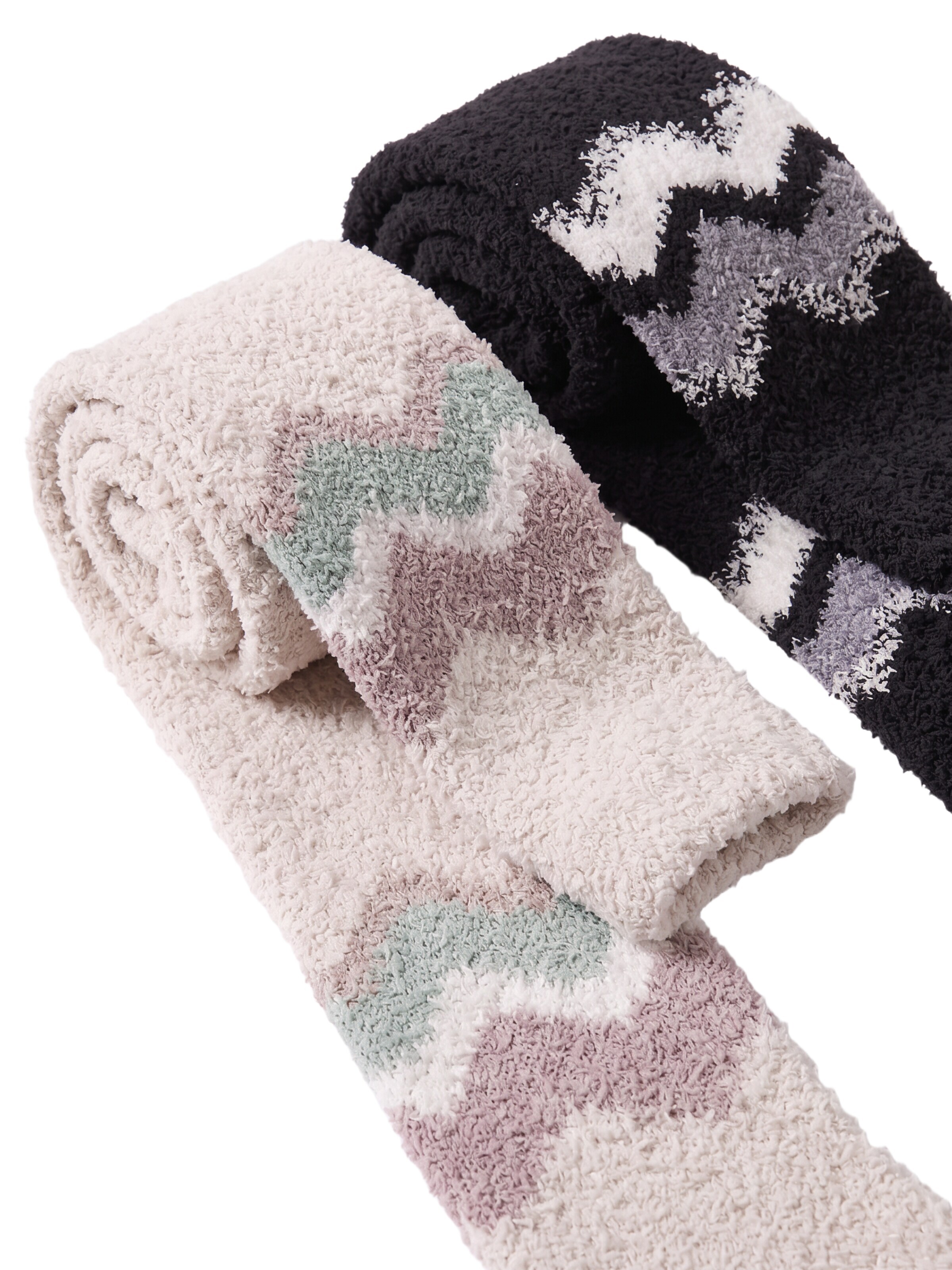 BONVERANO Over the Knee Socks in Beige