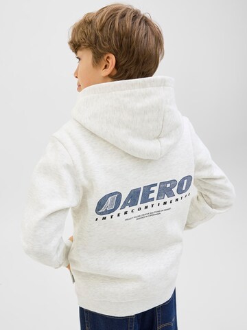 Jack & Jones Junior Sweatshirt in Weiß: Vorderseite