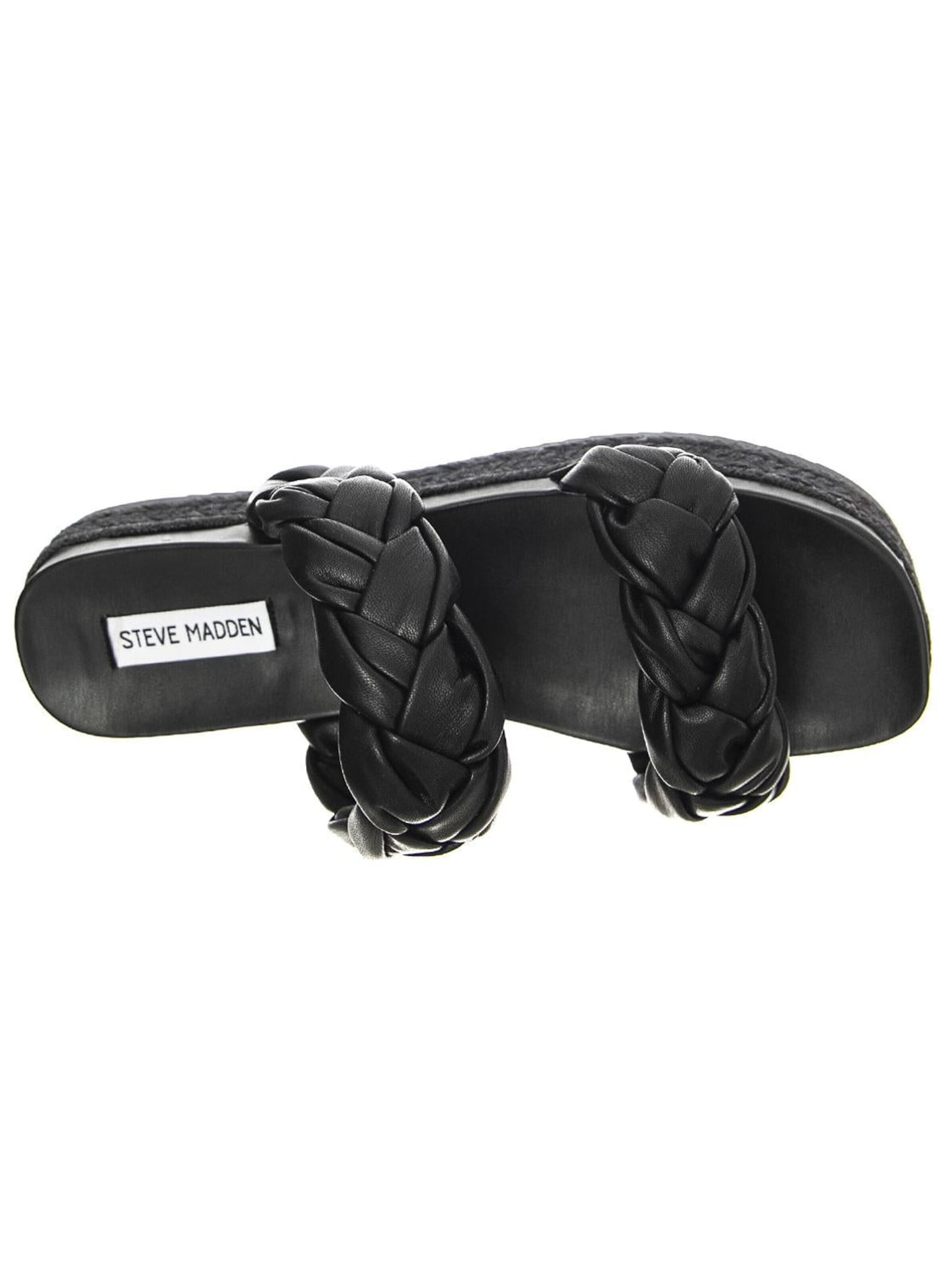 STEVE MADDEN Sandały 'Womens Gist Black / Black Sandals' w kolorze czarny