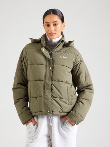 Pepe Jeans Átmeneti dzseki - zöld: elől