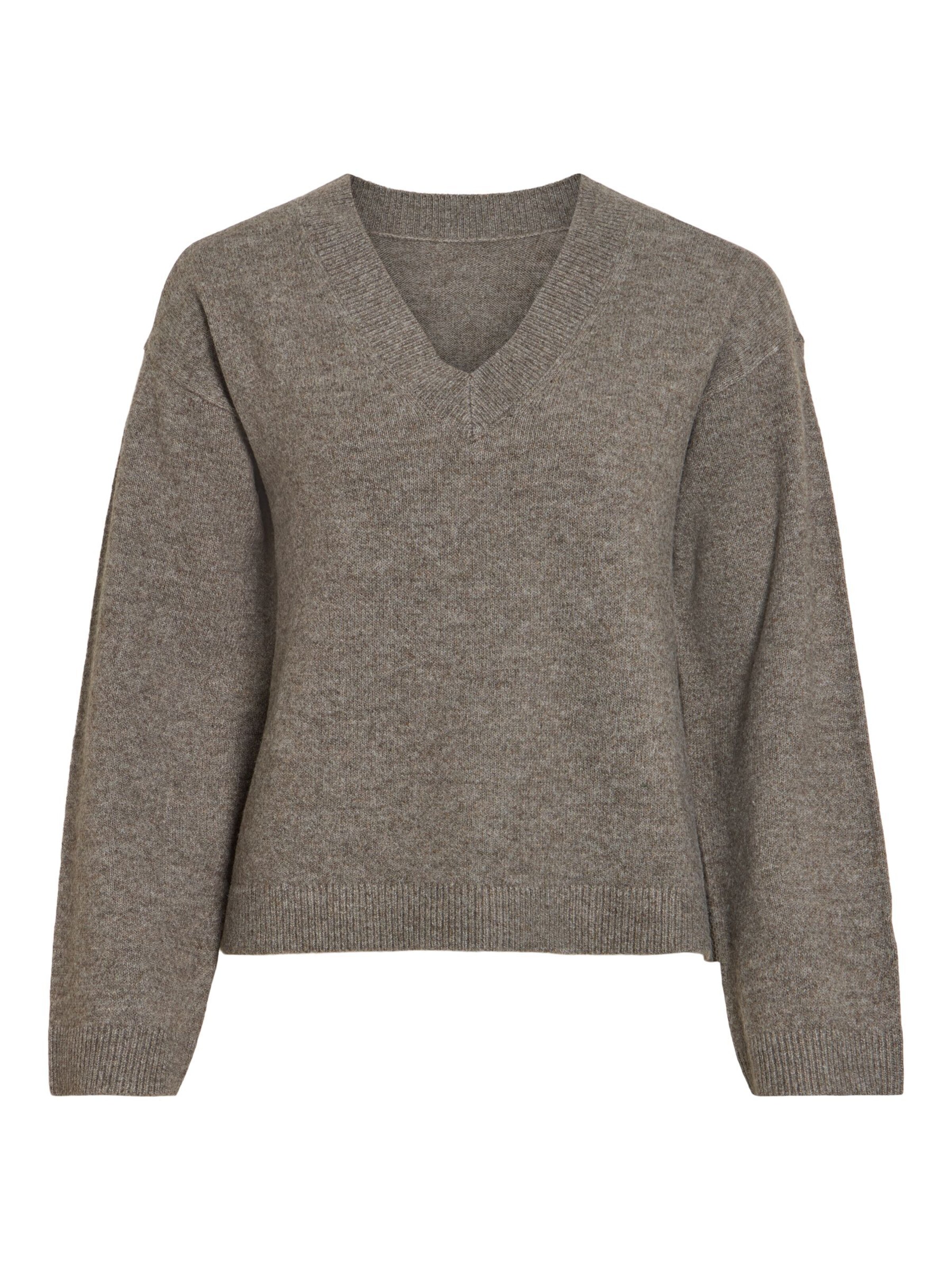 VILA Sweater 'VILiga' in M in Muddy coloured, Item view