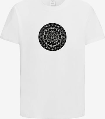 HUSKSWARE Shirt 'Grafik' in Weiß: Vorderseite