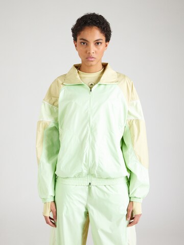 Giacca per l'allenamento di ADIDAS BY STELLA MCCARTNEY in verde: frontale