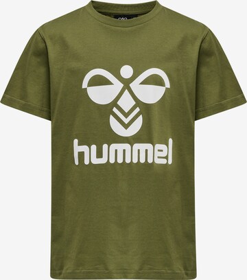 T-Shirt Hummel en vert : devant