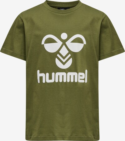Hummel Shirt in de kleur Olijfgroen / Wit, Productweergave