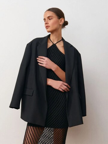 Dilvin - Vestido de malha em preto