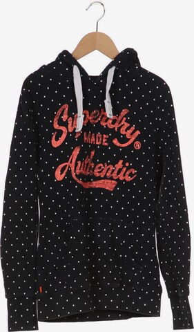 Superdry Sweatshirt & Zip-Up Hoodie in M in Black: front