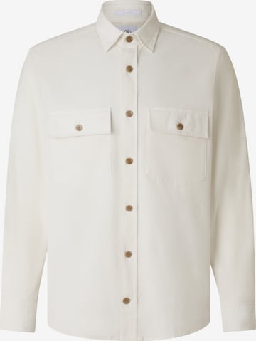 BOGNER Regular fit Button Up Shirt 'Heiko' in White: front