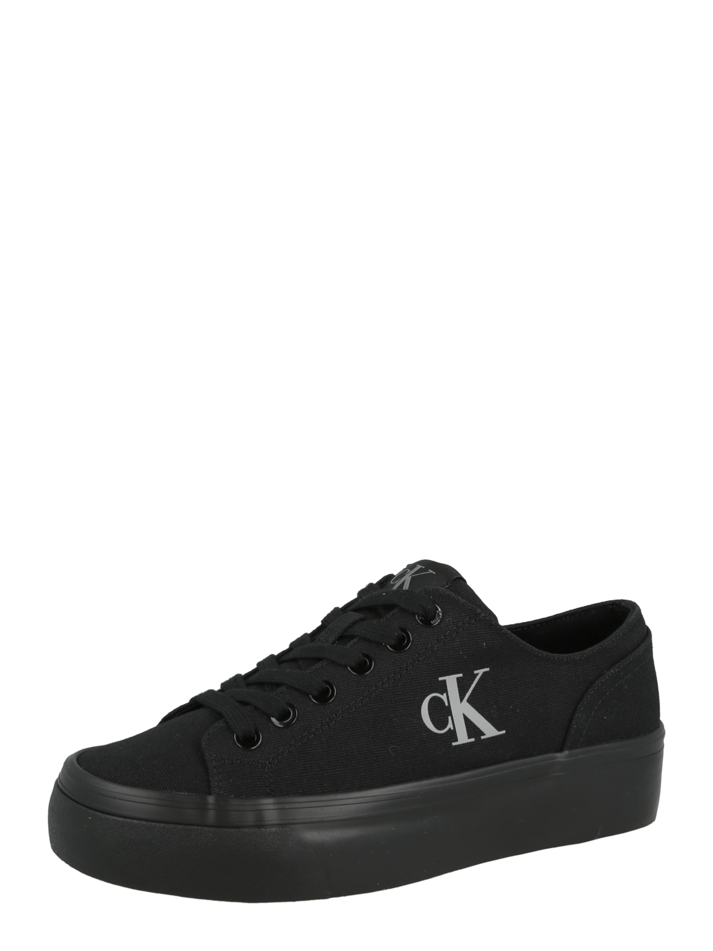 Sneaker bassa di Calvin Klein in nero: frontale