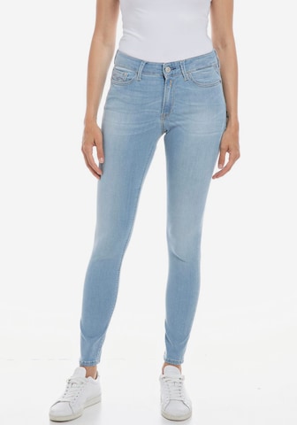 REPLAY Skinny Jeans in Blue: front