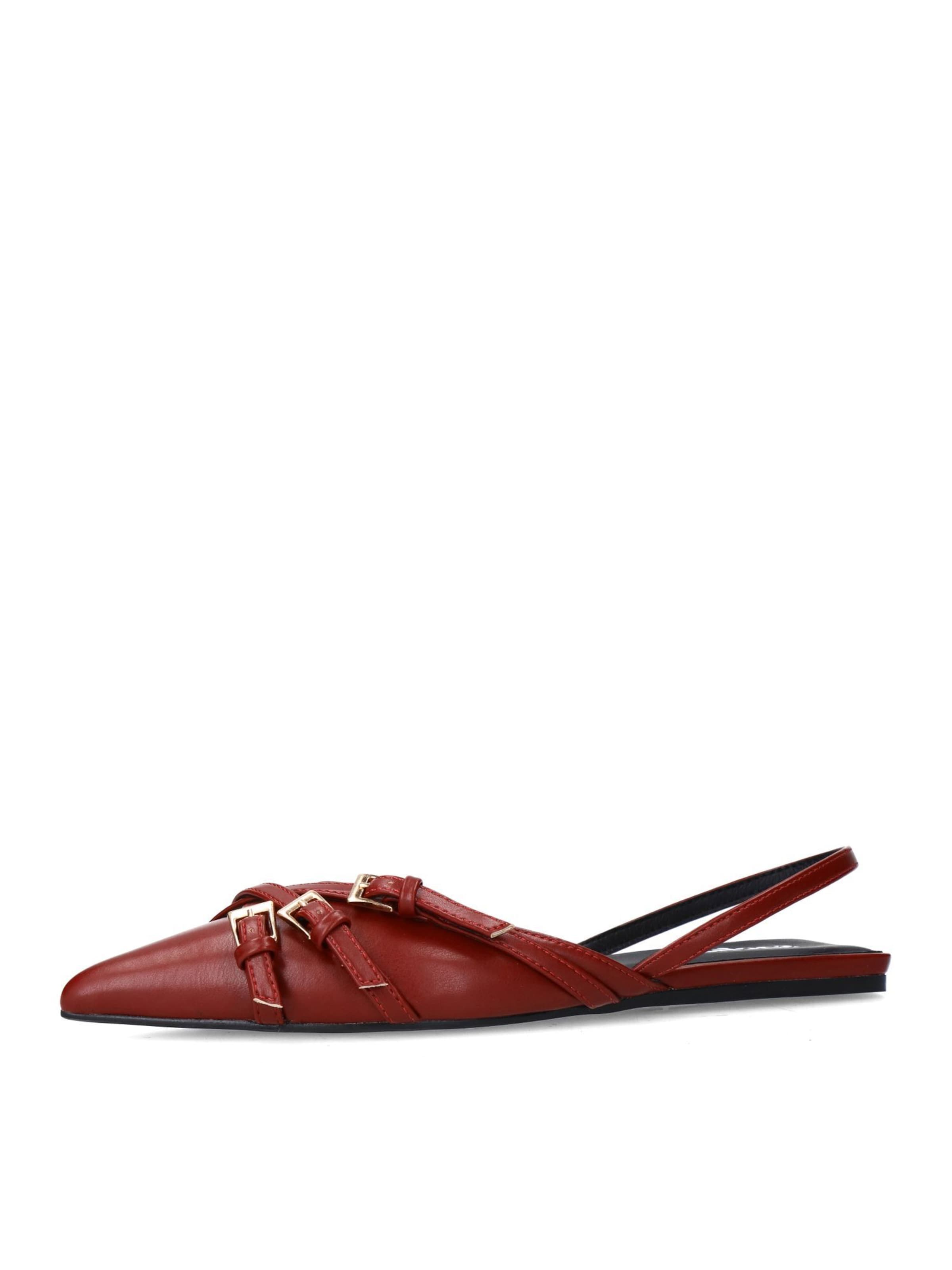 Escarpins SACHA en rouge : devant