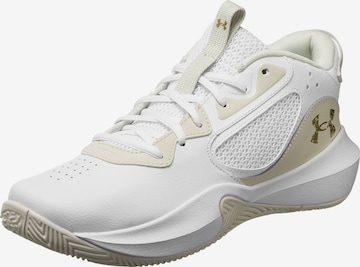 UNDER ARMOUR Athletic Shoes 'Lockdown 6 ' in White: front