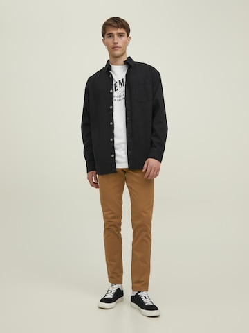 JACK & JONES Slimfit Chino nadrág 'Marco Bowie' - barna