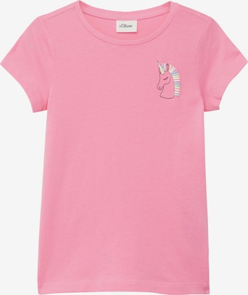 T-Shirt s.Oliver en rose : devant