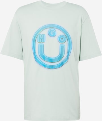 T-Shirt 'Nakoree' HUGO Blue en vert : devant