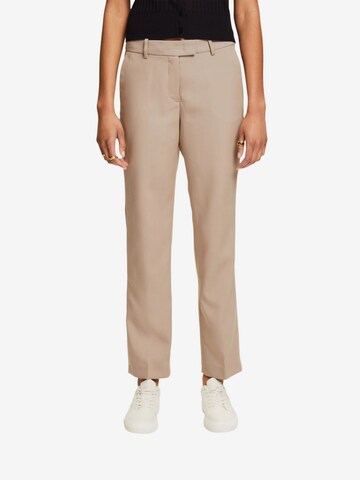 ESPRIT Regular Pantalon in Beige: voorkant