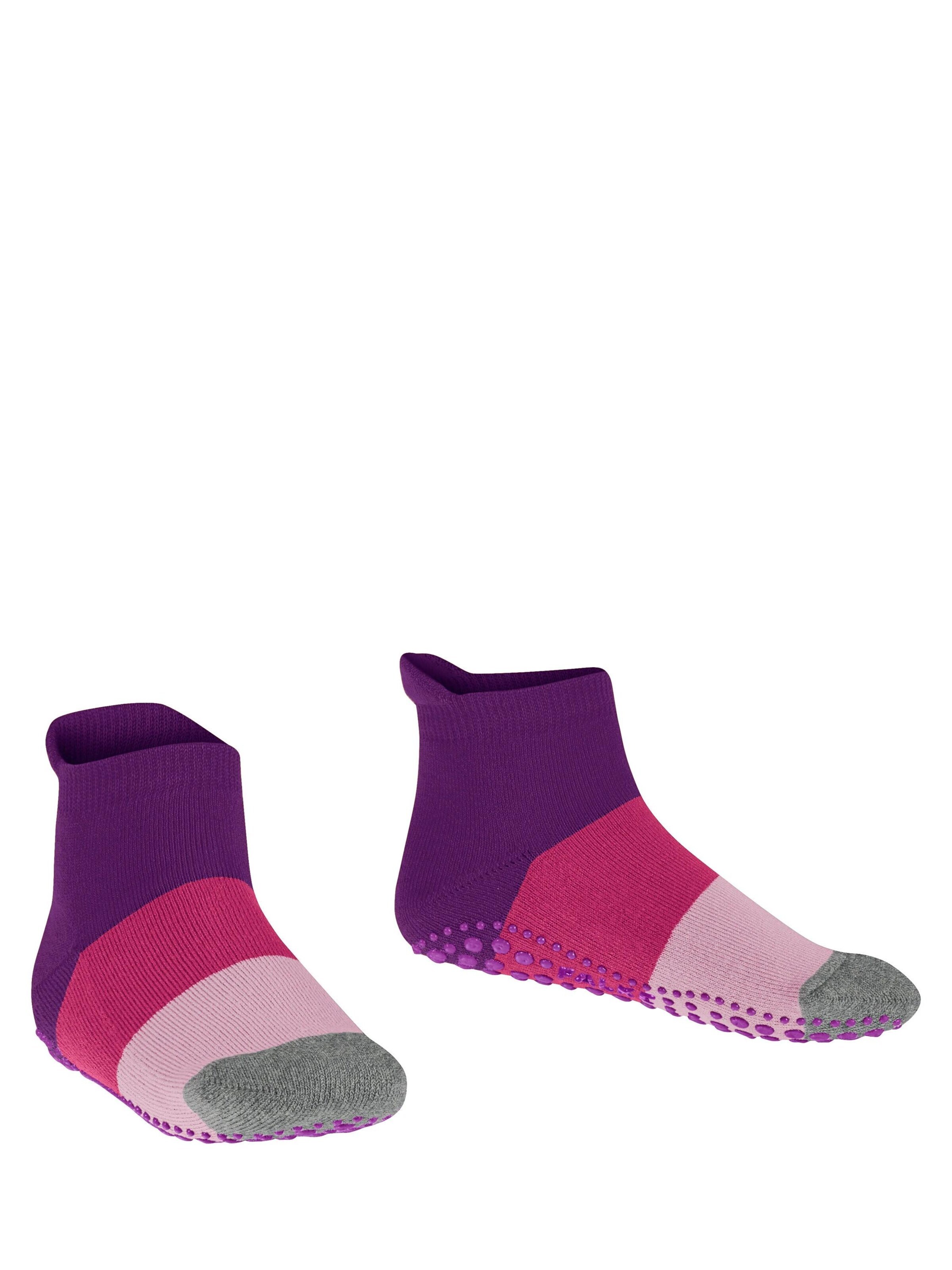 FALKE Socks 'Colour Block' in Purple