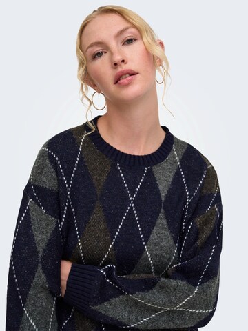ONLY - Jersey 'ONLRhombus' en azul