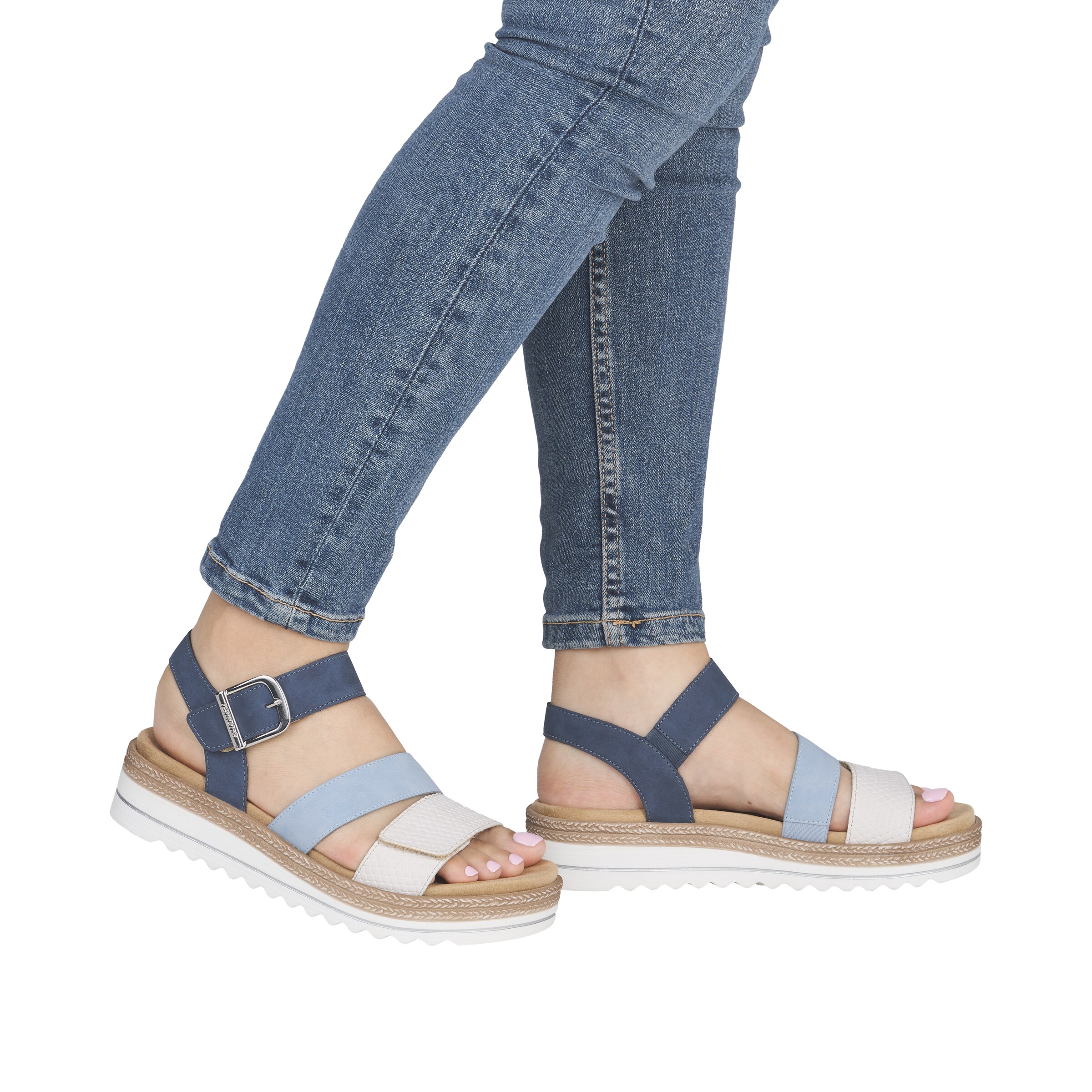 REMONTE Sandals in Blue