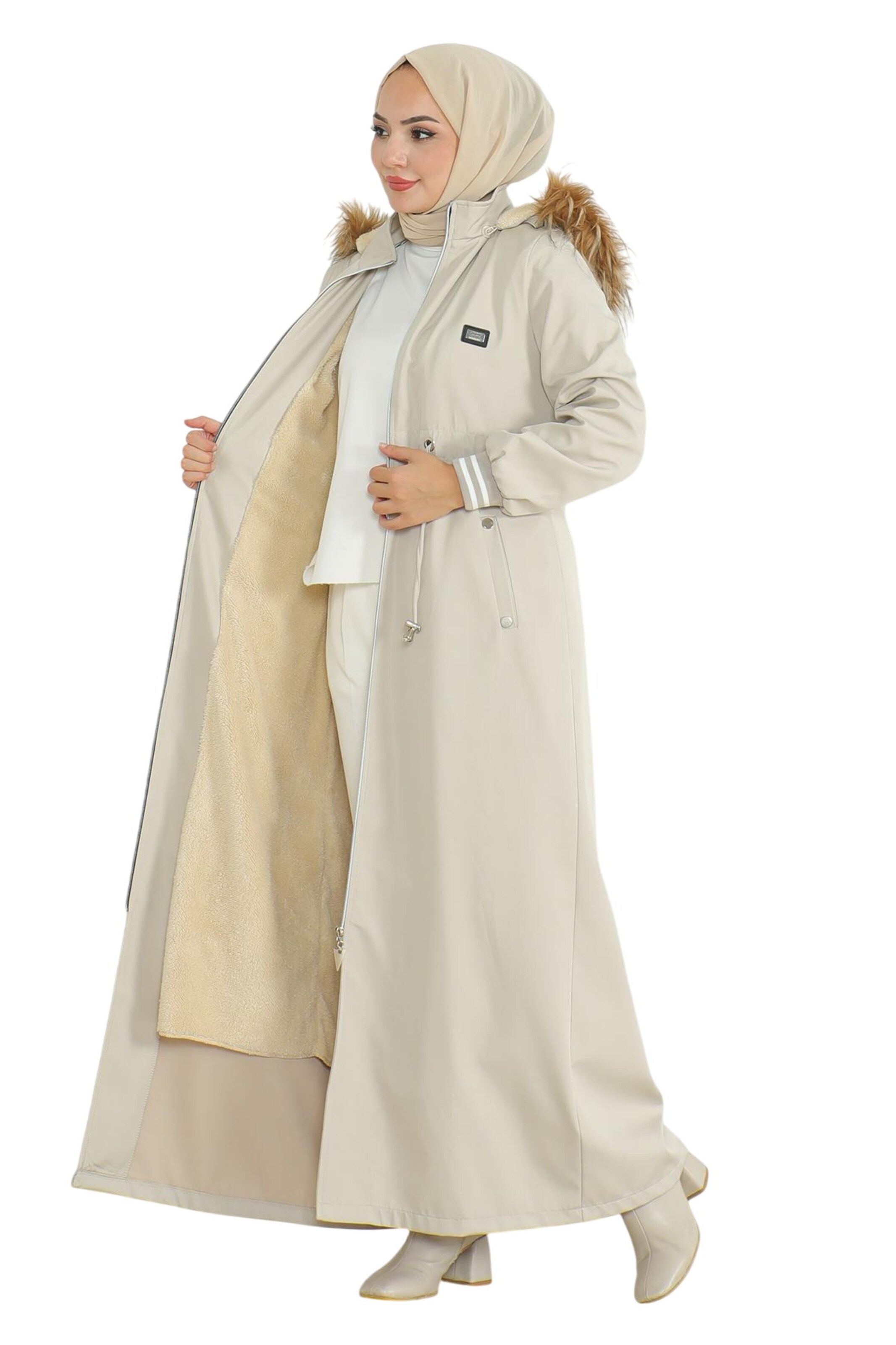 MODAMIHRAM Tussenmantel in Beige