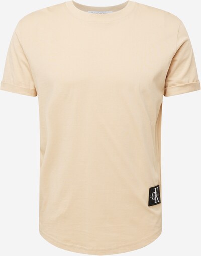 Calvin Klein Jeans T-Shirt in hellbeige / grau / schwarz / weiß, Produktansicht