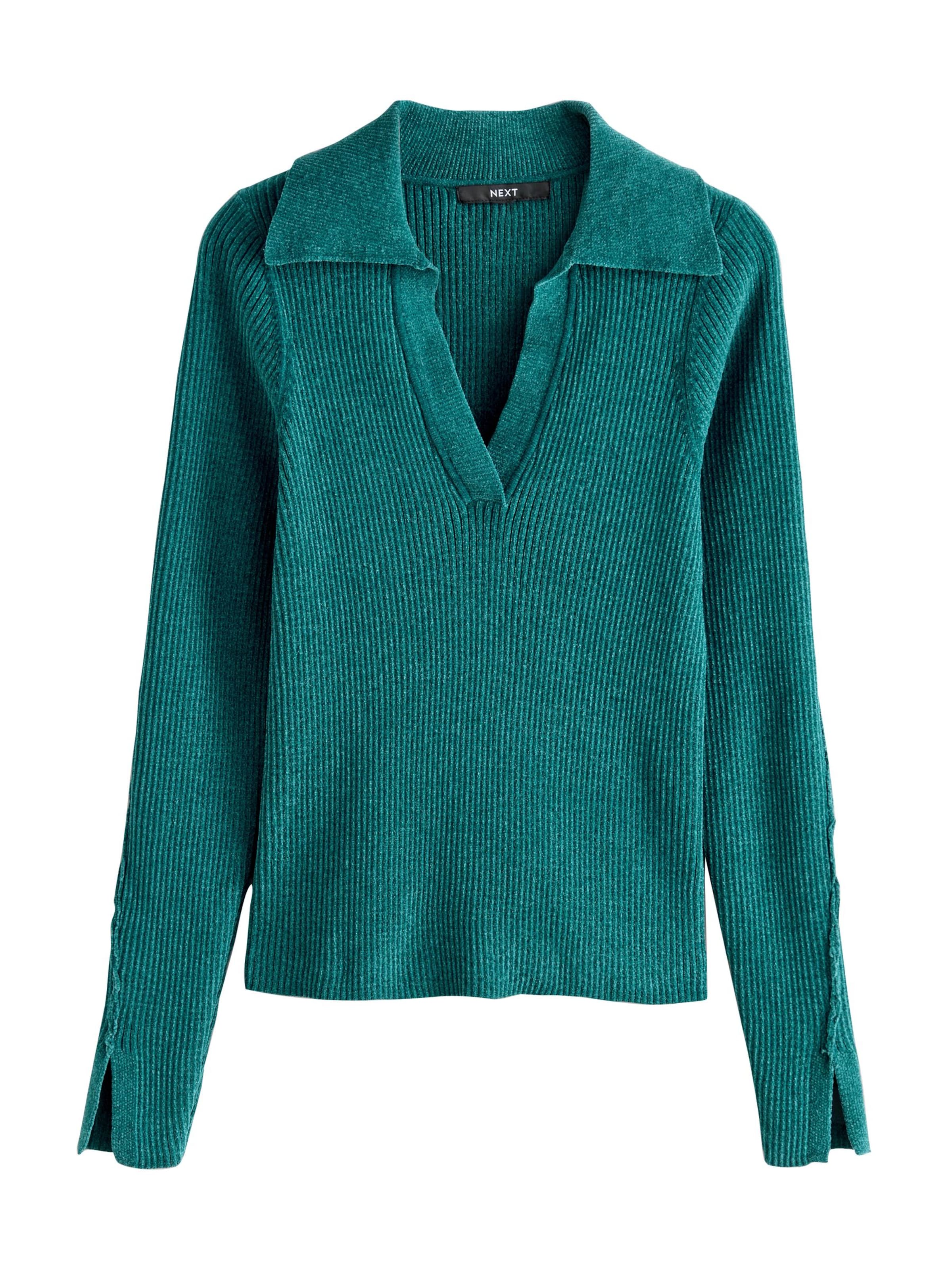 Next Svetr – modrá: přední strana