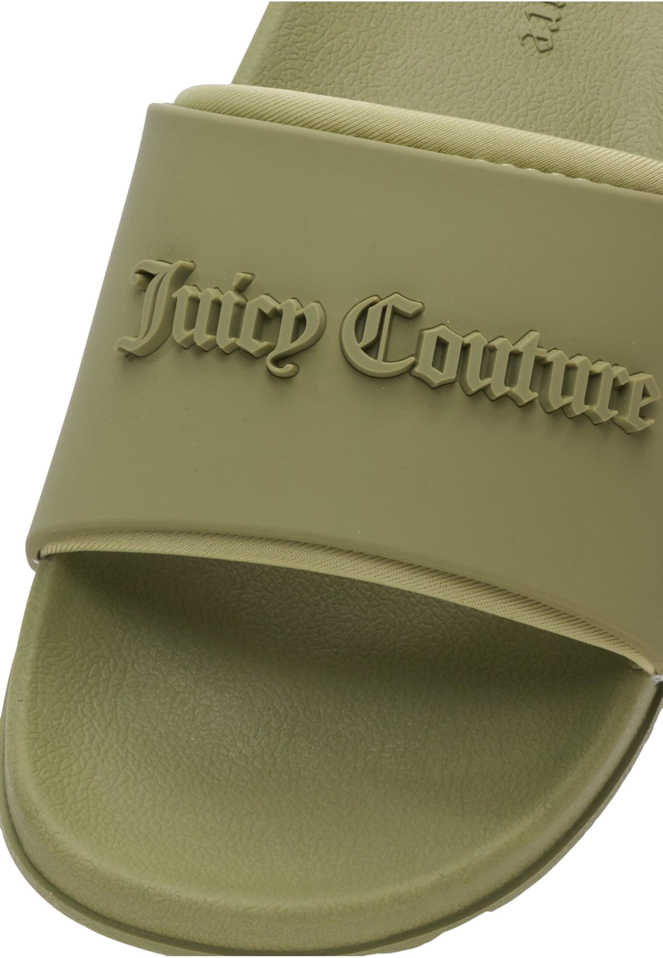 Juicy Couture Pantofle 'Breanna Embrosse' – zelená