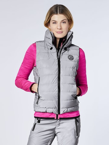 CHIEMSEE Sports Vest 'Tirsuli' in Silver: front