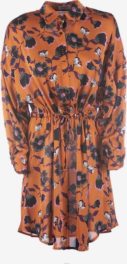 REPLAY Kleid in orange / schwarz / weiß, Produktansicht