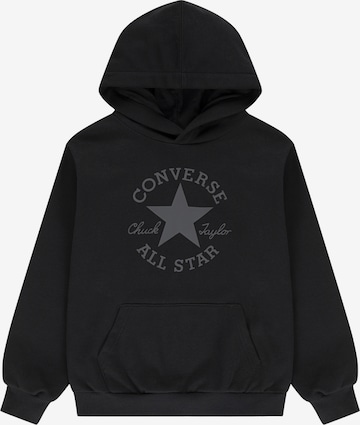 Sweat 'CHUCK' CONVERSE en noir : devant