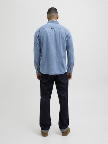R.D.D. ROYAL DENIM DIVISION Comfort fit Button Up Shirt in Blue