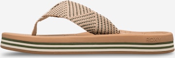 Tongs 'Colbee Hi' ROXY en vert : devant