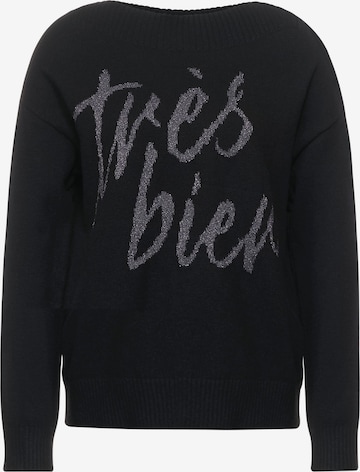 STREET ONE Sweater in Black: front