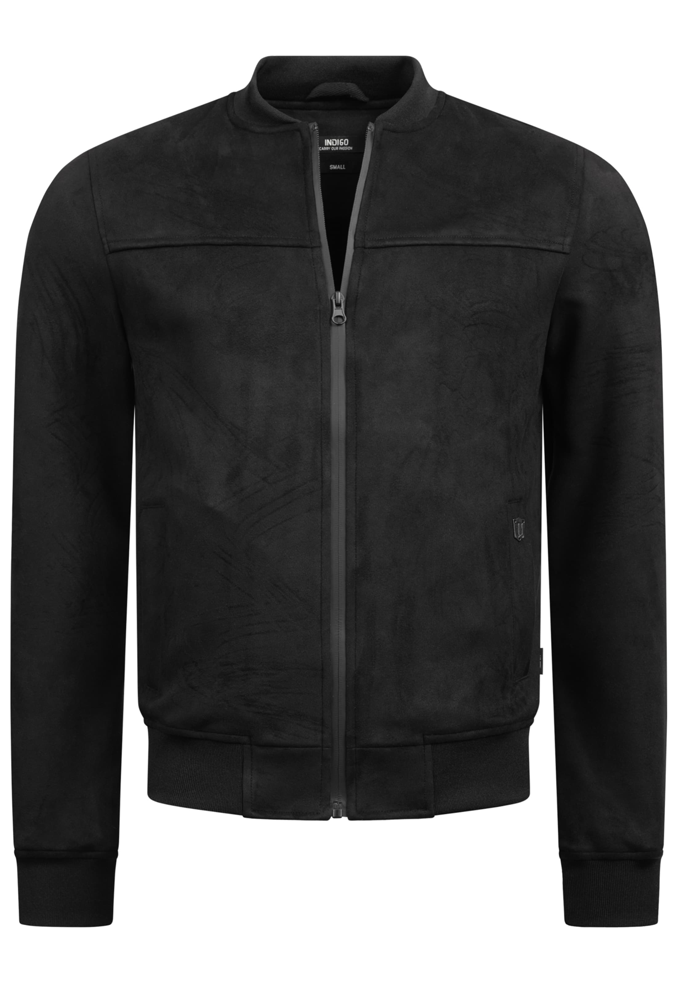 INDICODE JEANS Between-season jacket 'Ibon' in Black: front