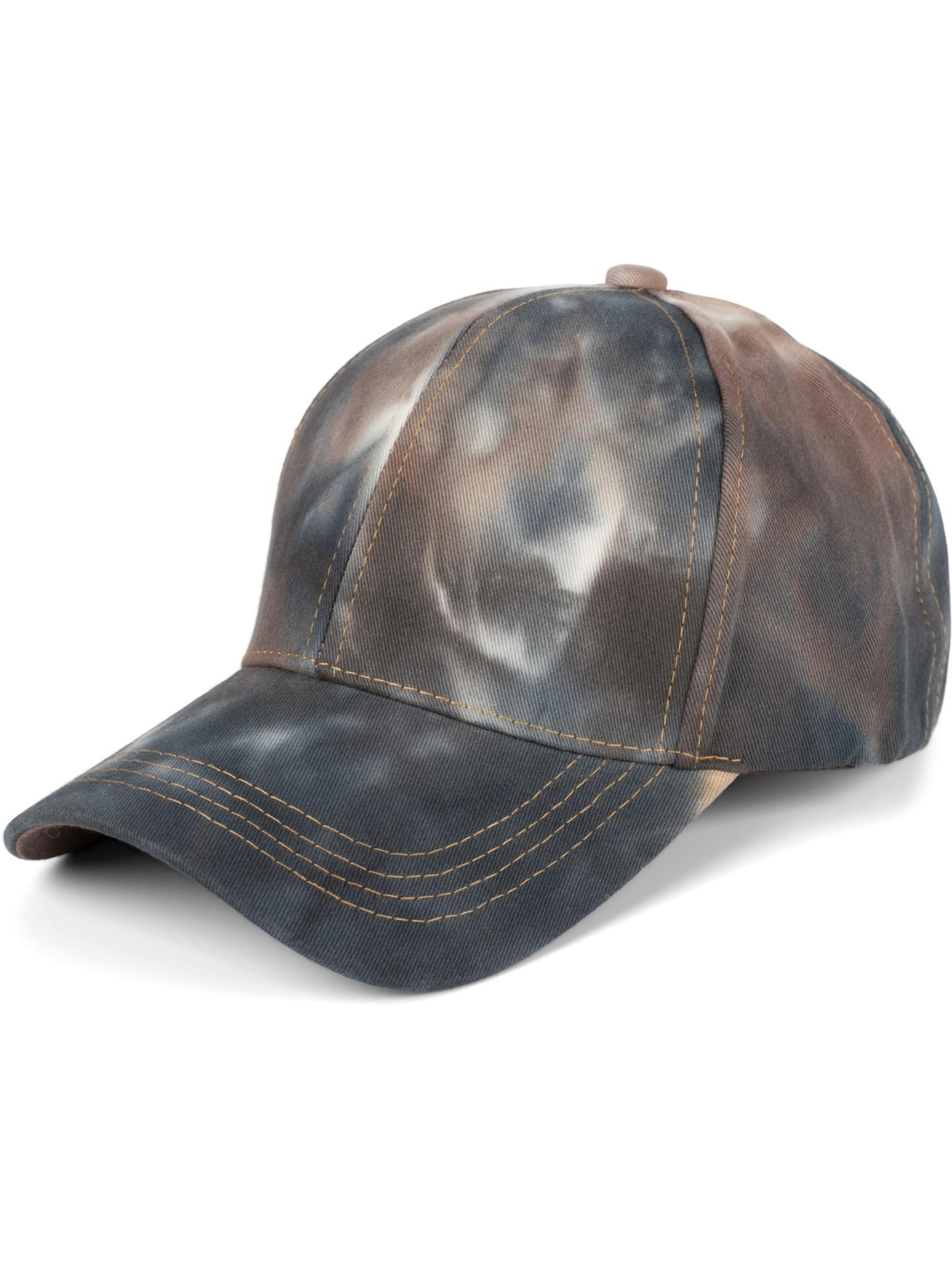 styleBREAKER Cap 'Baseballcap mit Batik Muster' in Orange