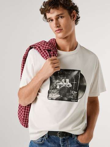 T-Shirt 'SAWYER' Pepe Jeans en blanc