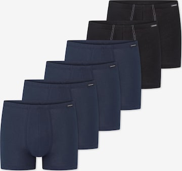 SCHIESSER Boxershorts 'Cotton Essentials' in Blau: Vorderseite