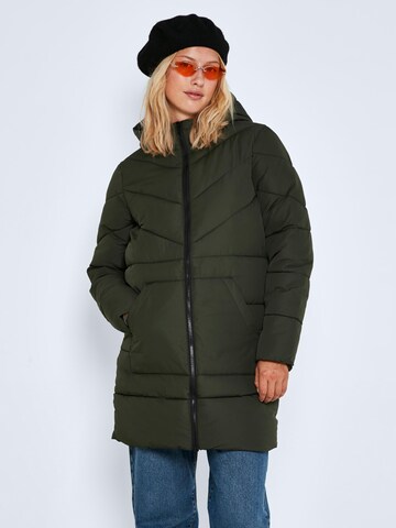 Cappotto invernale 'Dalcon' di Noisy may in verde: frontale